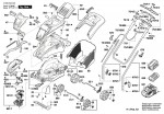 Bosch 3 600 HA4 402 Rotak 36 Li Lawnmower 36 V / Eu Spare Parts